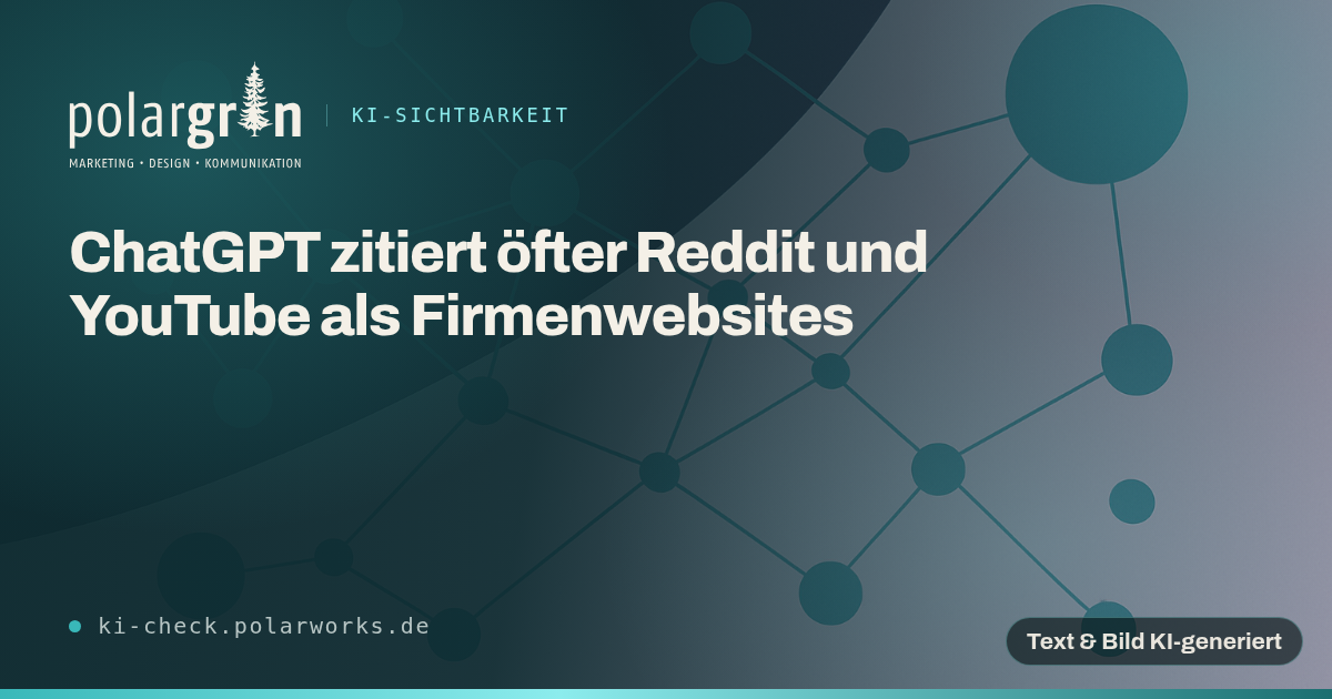Abstrakte Grafik eines Knotennetzwerks mit unterschiedlich großen, verbundenen Punkten in Blau- und Grüntönen, das Datenflüsse zwischen Plattformen symbolisiert.