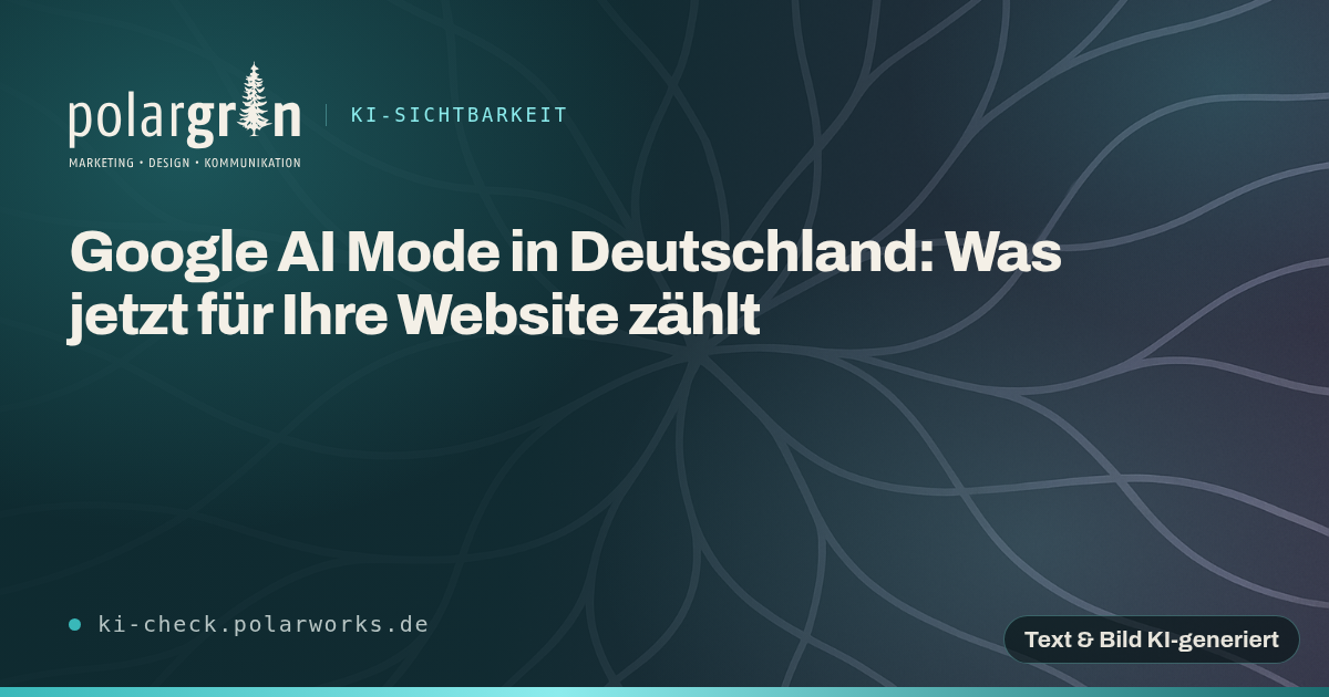 Abstraktes Liniengeflecht, das sich zu einem zentralen Knotenpunkt verdichtet, in Blau- und Grüntönen.