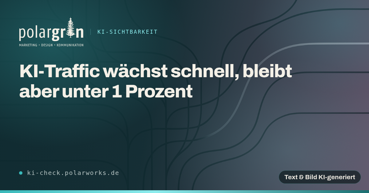 Abstraktes Liniennetzwerk aus vielen grauen Datenpfaden, von denen ein einzelner heller Strang als kleiner, wachsender Nebenstrom hervorgehoben ist.