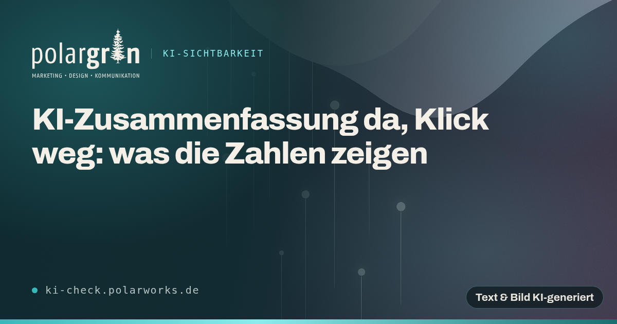Abstraktes Motiv: Von einer hellen Fläche oben ausgehende Linien werden nach unten hin spärlicher, sinnbildlich für abnehmende Klicks